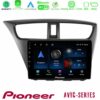 Kimpiris - Pioneer AVIC 4Core Android13 2+64GB Honda Civic Hatchback 2012-2015 Navigation Multimedia Tablet 9"