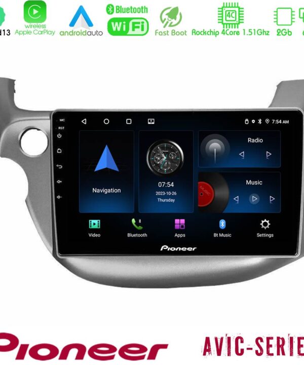 Kimpiris - Pioneer AVIC 4Core Android13 2+64GB Honda Jazz 2009-2013 Navigation Multimedia Tablet 10"