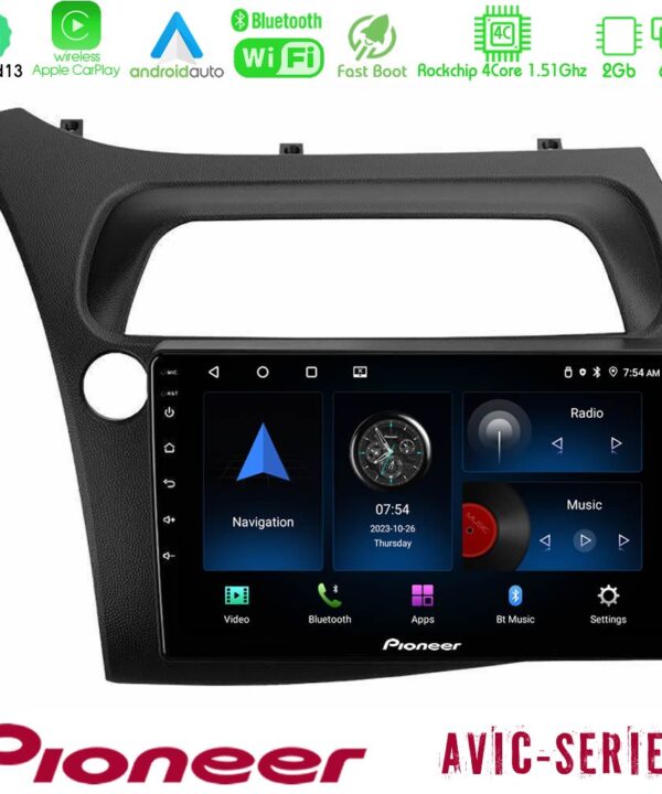 Kimpiris - Pioneer AVIC 4Core Android13 2+64GB Honda Civic Navigation Multimedia Tablet 9"