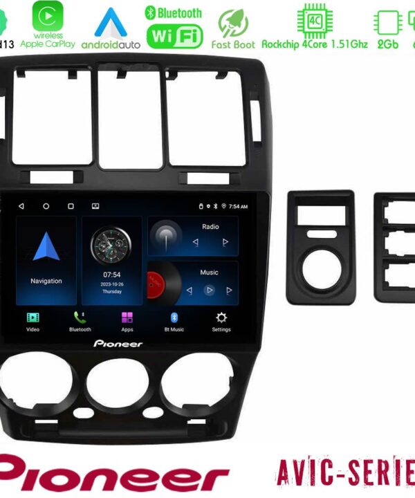 Kimpiris - Pioneer AVIC 4Core Android13 2+64GB Hyundai Getz 2002-2009 Navigation Multimedia Tablet 9"