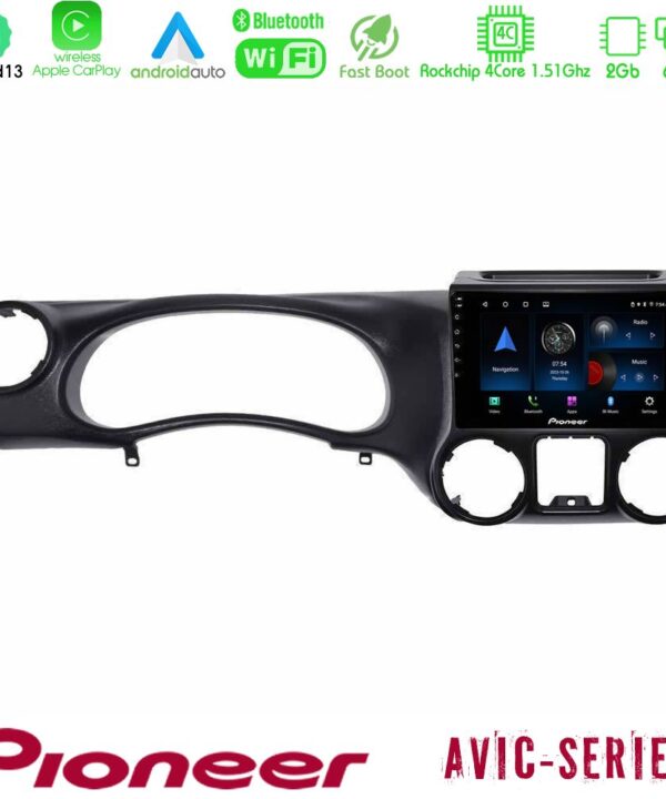 Kimpiris - Pioneer AVIC 4Core Android13 2+64GB Jeep Wrangler 2011-2014 Navigation Multimedia Tablet 9"
