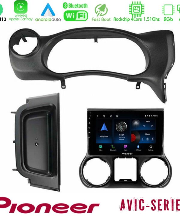 Kimpiris - Pioneer AVIC 4Core Android13 2+64GB Jeep Wrangler 2014-2017 Navigation Multimedia Tablet 9"