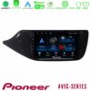 Kimpiris - Pioneer AVIC 4Core Android13 2+64GB Kia Ceed 2013-2017 Navigation Multimedia Tablet 9"
