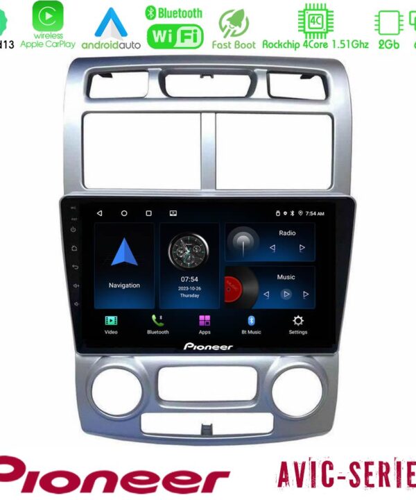 Kimpiris - Pioneer AVIC 4Core Android13 2+64GB Kia Sportage 2005-2008 Navigation Multimedia Tablet 9"″