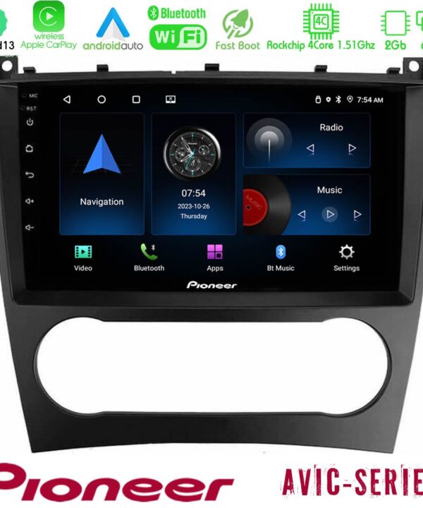Kimpiris - Pioneer AVIC 4Core Android13 2+64GB Mercedes W203 Facelift Navigation Multimedia Tablet 9"