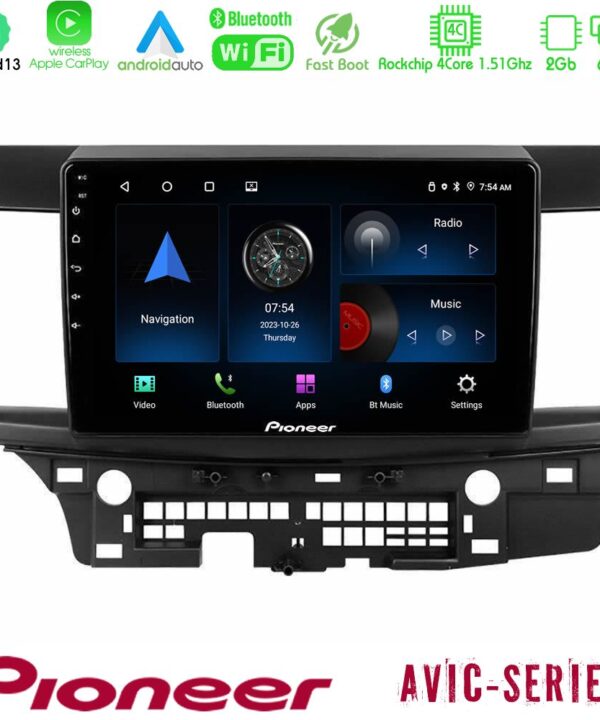 Kimpiris - Pioneer AVIC 4Core Android13 2+64GB Mitsubishi Lancer 2008 – 2015 Navigation Multimedia Tablet 10"
