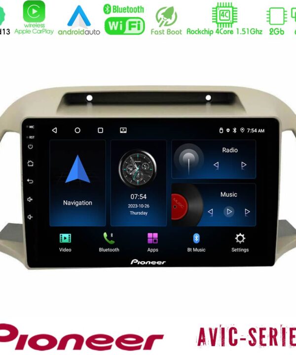 Kimpiris - Pioneer AVIC 4Core Android13 2+64GB Nissan Micra K12 2002-2010 Navigation Multimedia Tablet 9"