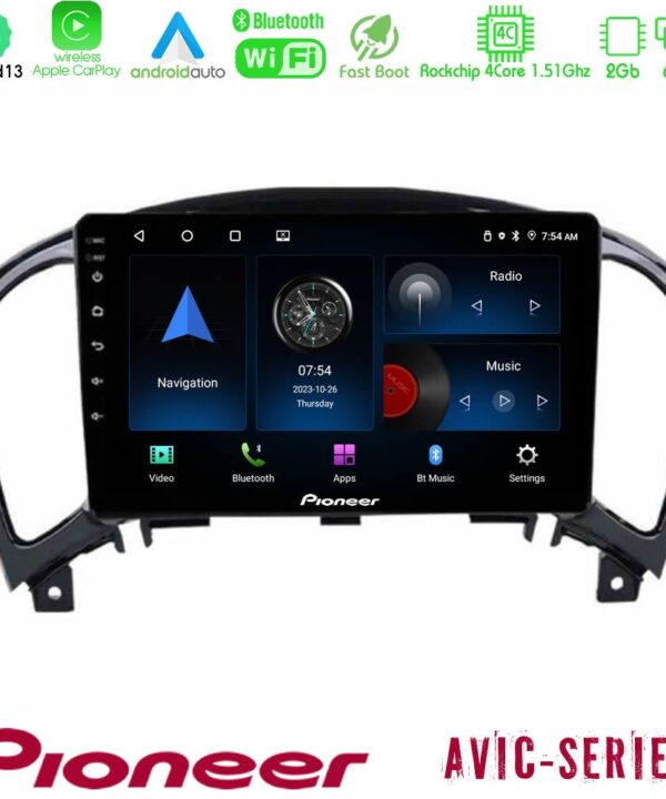 Kimpiris - Pioneer AVIC 4Core Android13 2+64GB Nissan Juke Navigation Multimedia Tablet 9"