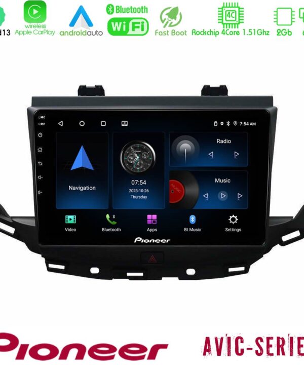 Kimpiris - Pioneer AVIC 4Core Android13 2+64GB Opel Astra K 2015-2019 Navigation Multimedia Tablet 9"