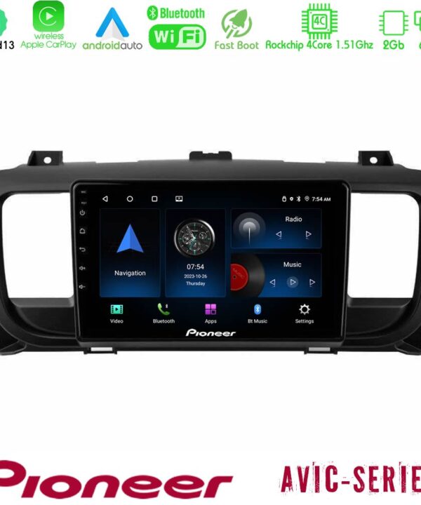 Kimpiris - Pioneer AVIC 4Core Android13 2+64GB Citroen/Peugeot/Opel/Toyota Navigation Multimedia Tablet 9"
