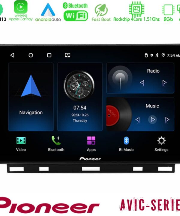 Kimpiris - Pioneer AVIC 4Core Android13 2+64GB Renault Clio 5 2020-2024 Navigation Multimedia Tablet 9"