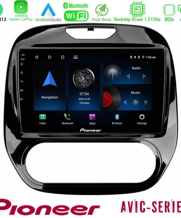 Kimpiris - Pioneer AVIC 4Core Android13 2+64GB Renault Captur 2013-2019 (Manual AC) Navigation Multimedia Tablet 9"