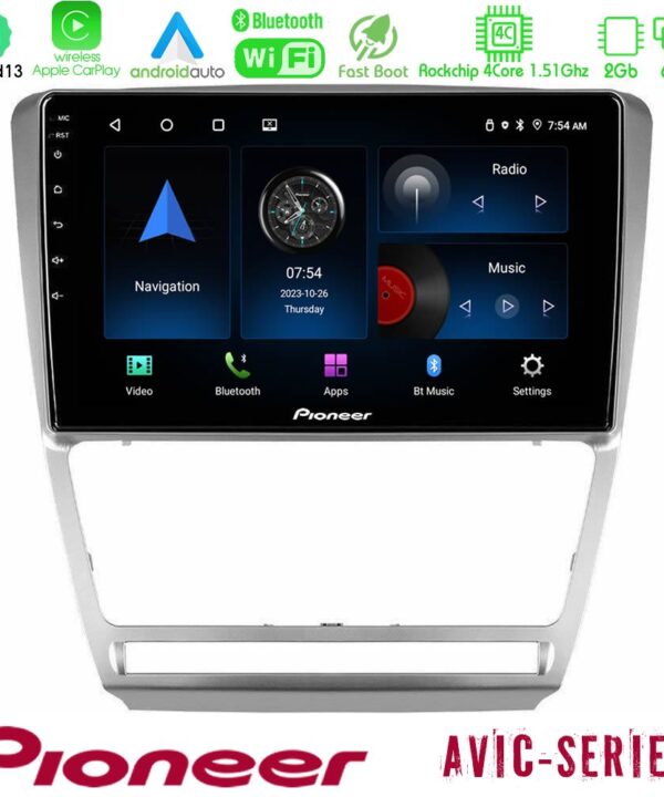 Kimpiris - Pioneer AVIC 4Core Android13 2+64GB Skoda Octavia 5 Navigation Multimedia Tablet 10"