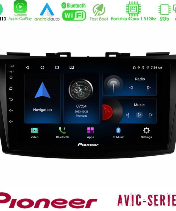 Kimpiris - Pioneer AVIC 4Core Android13 2+64GB Suzuki Swift 2011-2016 Navigation Multimedia Tablet 9"