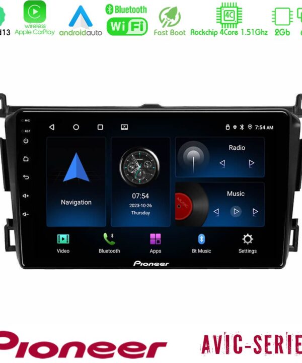 Kimpiris - Pioneer AVIC 4Core Android13 2+64GB Toyota RAV4 2013-2018 Navigation Multimedia Tablet 9"