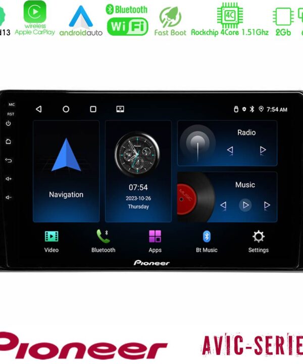 Kimpiris - Pioneer AVIC 4Core Android13 2+64GB Toyota RAV4 2019-2023 Navigation Multimedia Tablet 10"