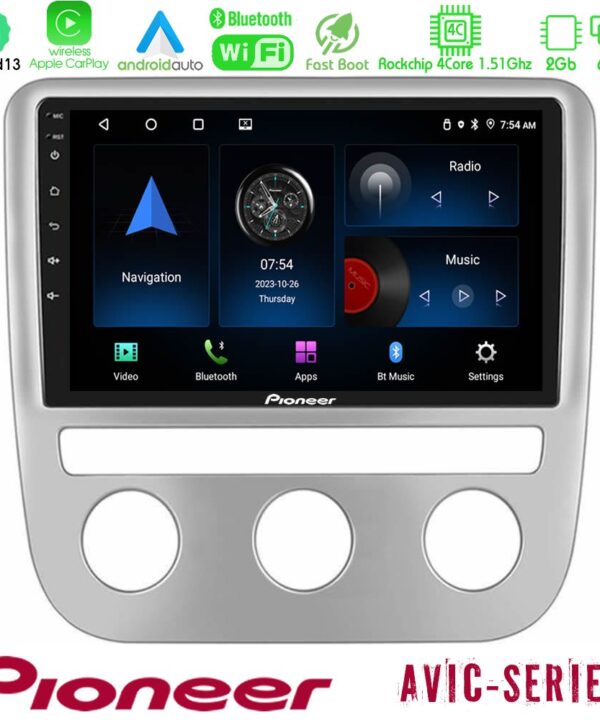Kimpiris - Pioneer AVIC 4Core Android13 2+64GB VW Scirocco 2008-2014 Navigation Multimedia Tablet 9"