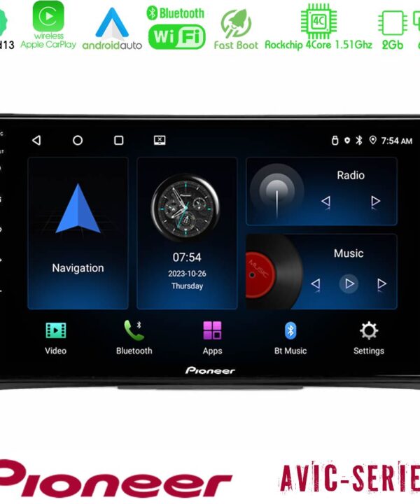 Kimpiris - Pioneer AVIC 4Core Android13 2+64GB VW Transporter 2003-2015 Navigation Multimedia Tablet 9"