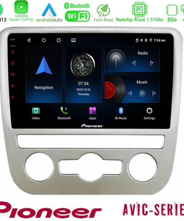 Kimpiris - Pioneer AVIC 4Core Android13 2+64GB VW Scirocco 2008 – 2014 Navigation Multimedia Tablet 9"