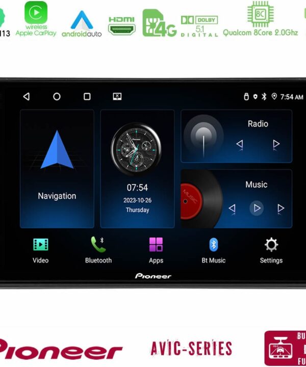 Kimpiris - Pioneer AVIC 8Core Android13 4+64GB Audi A4 B7 Navigation Multimedia Tablet 9"