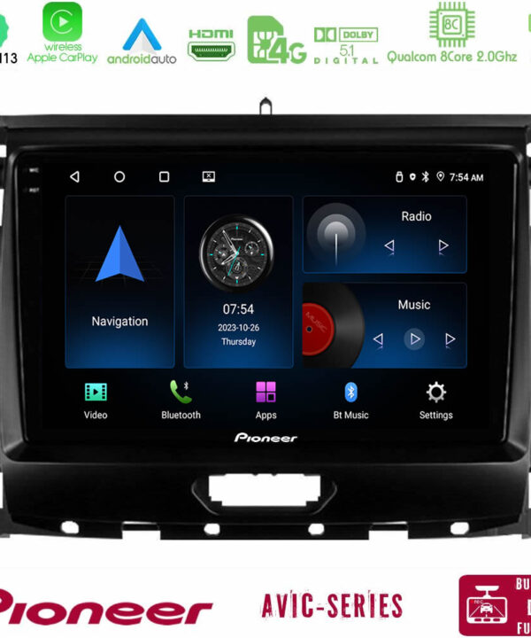 Kimpiris - Pioneer AVIC 8Core Android13 4+64GB Ford Ranger 2017-2022 Navigation Multimedia Tablet 9"