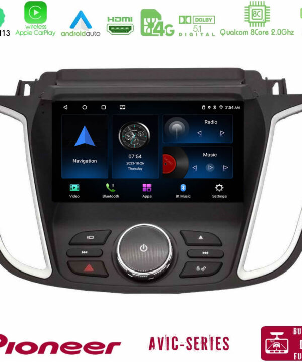 Kimpiris - Pioneer AVIC 8Core Android13 4+64GB Ford Kuga/C-Max 2013-2019 Navigation Multimedia Tablet 9"