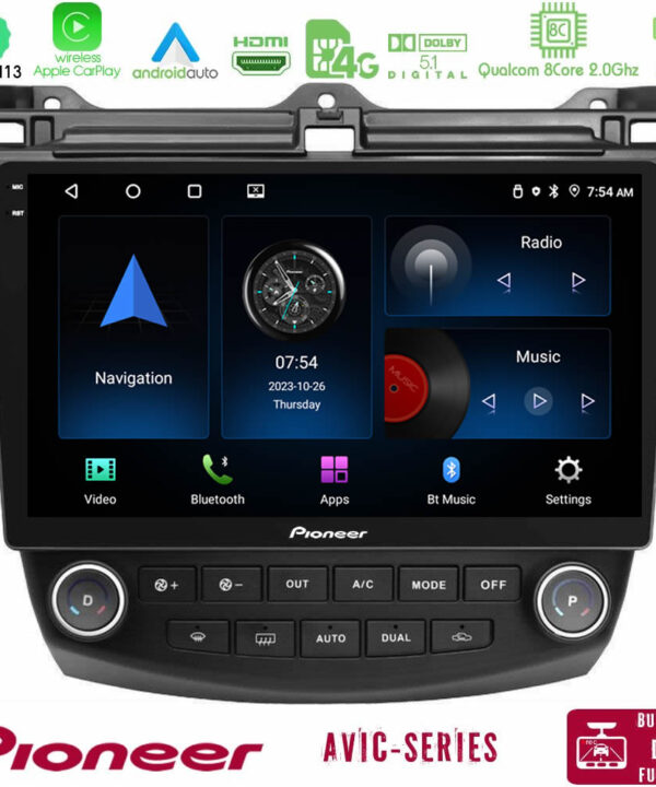 Kimpiris - Pioneer AVIC 8Core Android13 4+64GB Honda Accord 2002-2008 Navigation Multimedia Tablet 10"