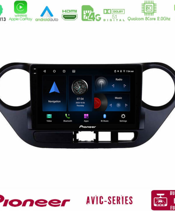 Kimpiris - Pioneer AVIC 8Core Android13 4+64GB Hyundai i10 2014-2020 Navigation Multimedia Tablet 9"