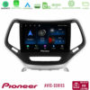 Kimpiris - Pioneer AVIC 8Core Android13 4+64GB Jeep Cherokee 2014-2019 Navigation Multimedia Tablet 9" (Ασημί Χρώμα)