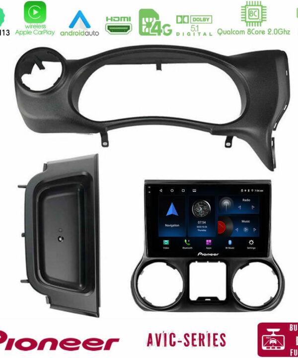 Kimpiris - Pioneer AVIC 8Core Android13 4+64GB Jeep Wrangler 2014-2017 Navigation Multimedia Tablet 9"