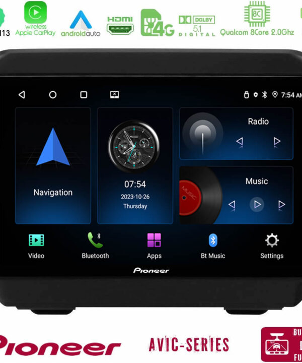 Kimpiris - Pioneer AVIC 8Core Android13 4+64GB Jeep Wrangler 2018-> Navigation Multimedia Tablet 9"
