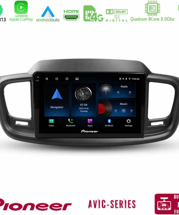 Kimpiris - Pioneer AVIC 8Core Android13 4+64GB Kia Sorento 2018-2021 Navigation Multimedia Tablet 9"