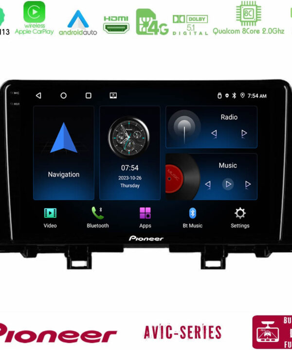 Kimpiris - Pioneer AVIC 8Core Android13 4+64GB Kia Picanto 2017-2021 Navigation Multimedia Tablet 9"