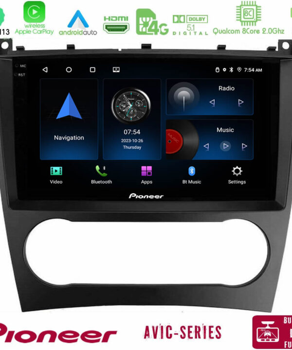 Kimpiris - Pioneer AVIC 8Core Android13 4+64GB Mercedes W203 Facelift Navigation Multimedia Tablet 9"