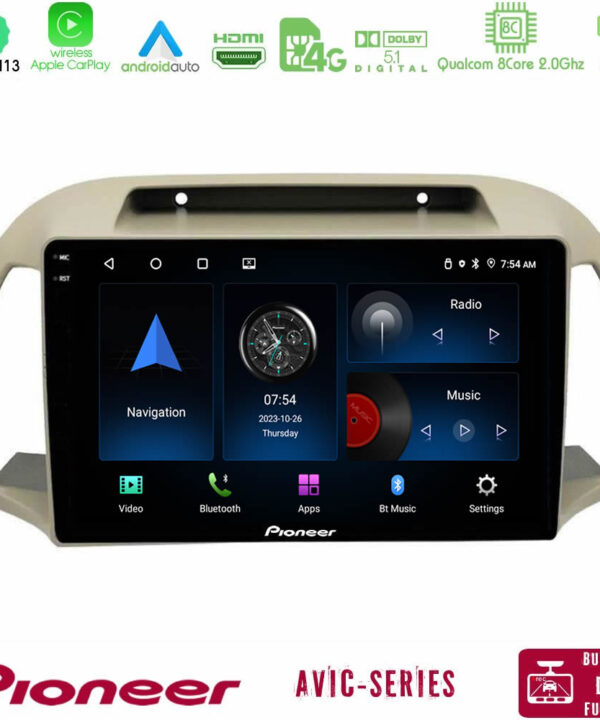 Kimpiris - Pioneer AVIC 8Core Android13 4+64GB Nissan Micra K12 2002-2010 Navigation Multimedia Tablet 9"