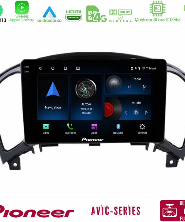 Kimpiris - Pioneer AVIC 8Core Android13 4+64GB Nissan Juke Navigation Multimedia Tablet 9"