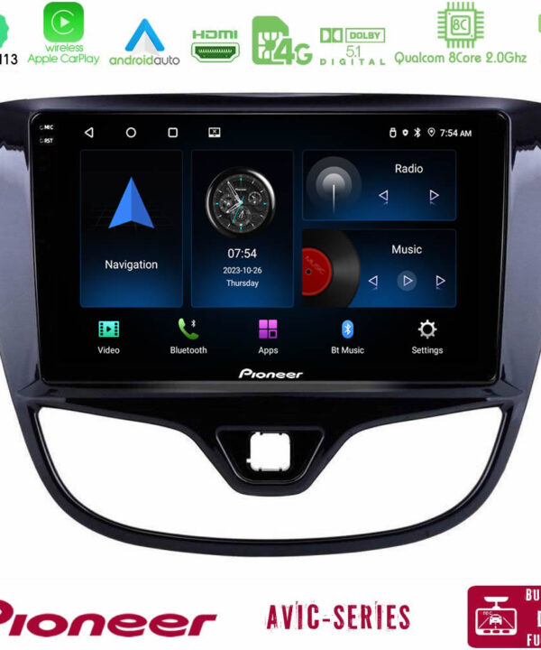 Kimpiris - Pioneer AVIC 8Core Android13 4+64GB Opel Karl 2017-2019 Navigation Multimedia Tablet 9"
