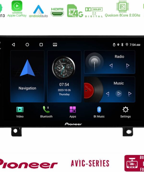 Kimpiris - Pioneer AVIC 8Core Android13 4+64GB Opel Astra H Navigation Multimedia Tablet 9" (dashboard version)