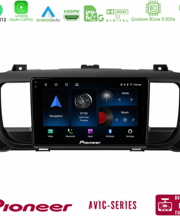 Kimpiris - Pioneer AVIC 8Core Android13 4+64GB Citroen/Peugeot/Opel/Toyota Navigation Multimedia Tablet 9"