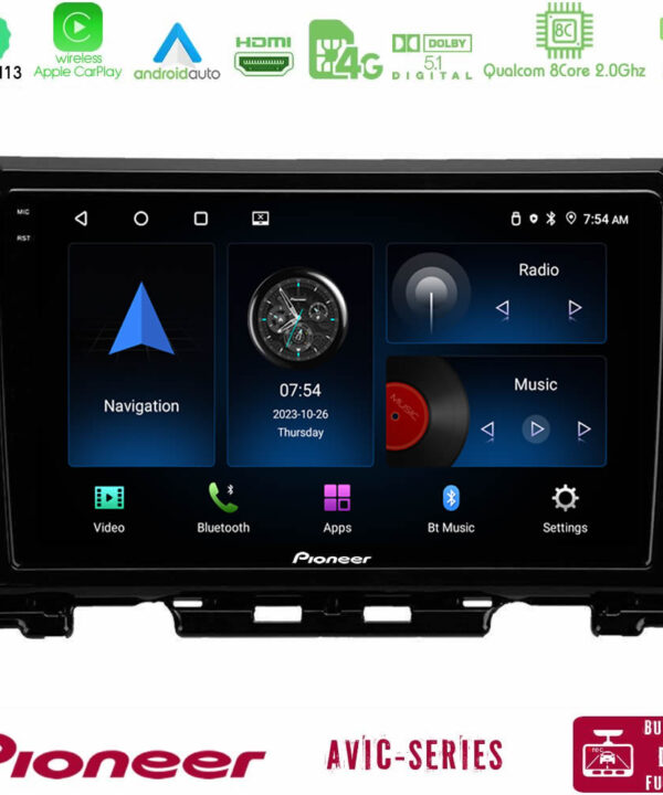 Kimpiris - Pioneer AVIC 8Core Android13 4+64GB Suzuki Jimny 2018-2022 Navigation Multimedia Tablet 9"
