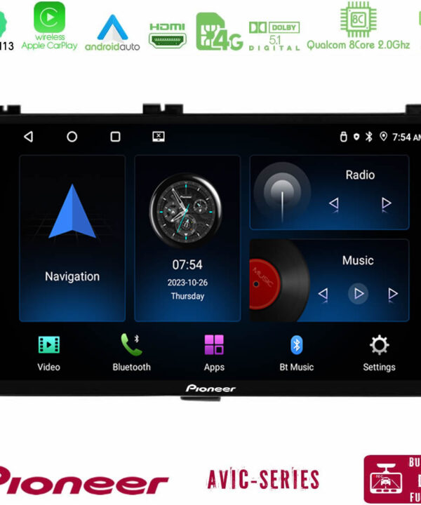 Kimpiris - Pioneer AVIC 8Core Android13 4+64GB Toyota Corolla/Auris 2017-2019  Navigat-ion Multimedia Tablet 9"