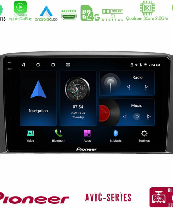 Kimpiris - Pioneer AVIC 8Core Android13 4+64GB Volvo S80 1998-2006 Navigation Multimedia Tablet 9"