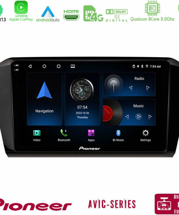 Kimpiris - Pioneer AVIC 8Core Android13 4+64GB VW Passat Navigation Multimedia Tablet 10"