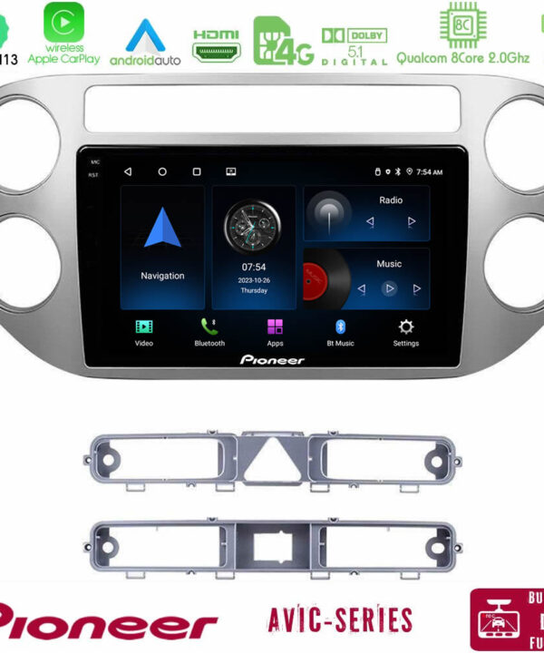 Kimpiris - Pioneer AVIC 8Core Android13 4+64GB VW Tiguan Navigation Multimedia Tablet 9"