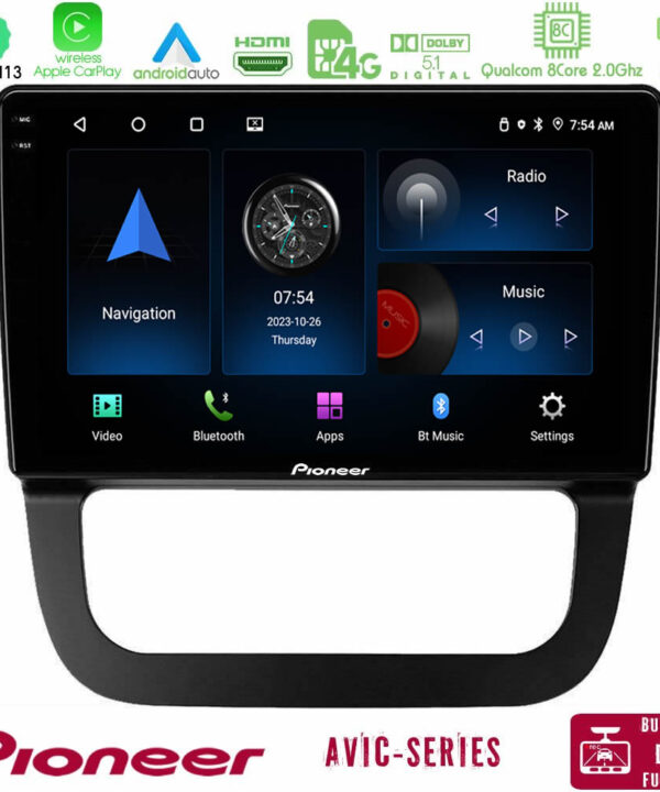 Kimpiris - Pioneer AVIC 8Core Android13 4+64GB VW Jetta Navigation Multimedia Tablet 10"