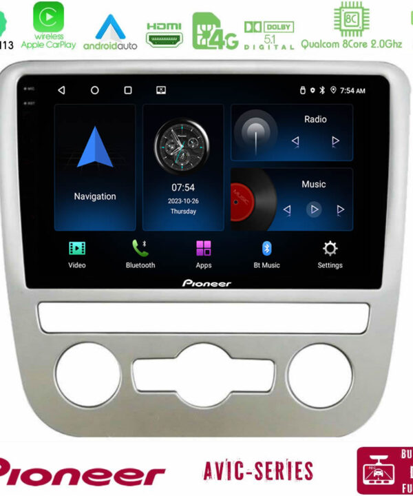 Kimpiris - Pioneer AVIC 8Core Android13 4+64GB VW Scirocco 2008 – 2014 Navigation Multimedia Tablet 9"