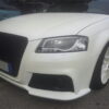  Φανάρια Set Για Audi A3 8P 08 12 TRU DRL amp Led Tube Μαύρα H7H1 2