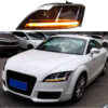  Φανάρια Set Για Audi TT 8J 06 10 DRL amp Led Signal Dynamic Μαύρα Xenon Έκδοση D1SH1 Με Μοτέρ 7
