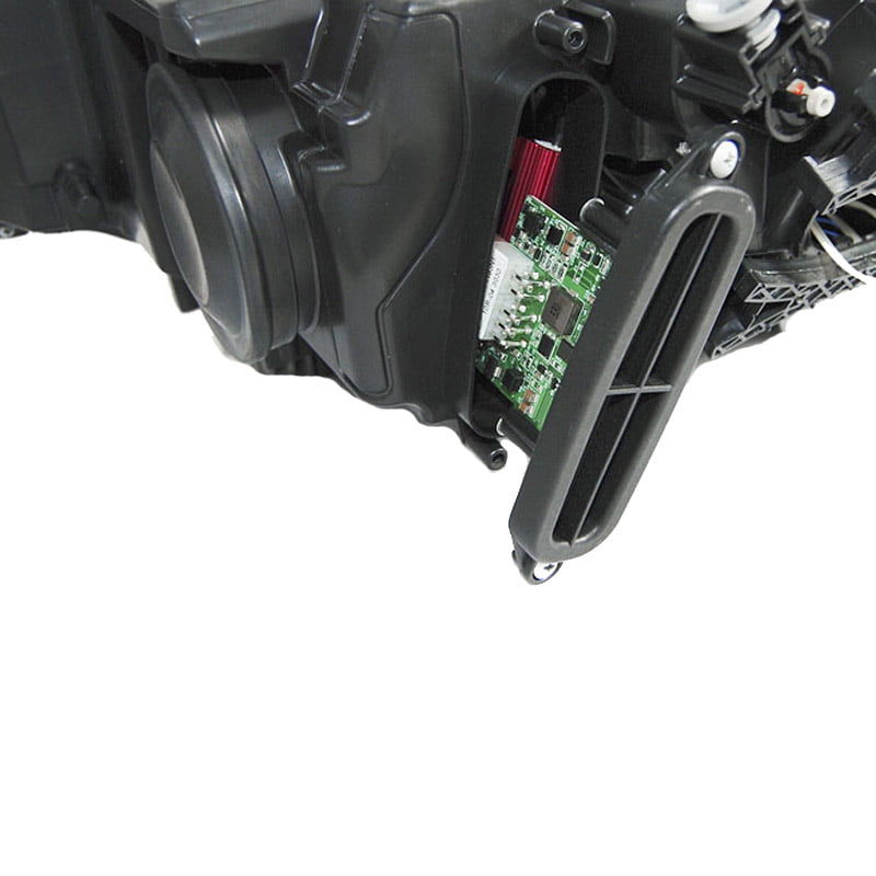 Φανάρια Set Για Bmw 3 F30F31 11 15 Led Angel Eyes Μαύρα H7H7 Με Μοτέρ 3