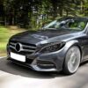 Φανάρια Set Για Mercedes Benz C Class W205 14 18 TRU DRL Full Led Μαύρα Με Μοτέρ Depo 6